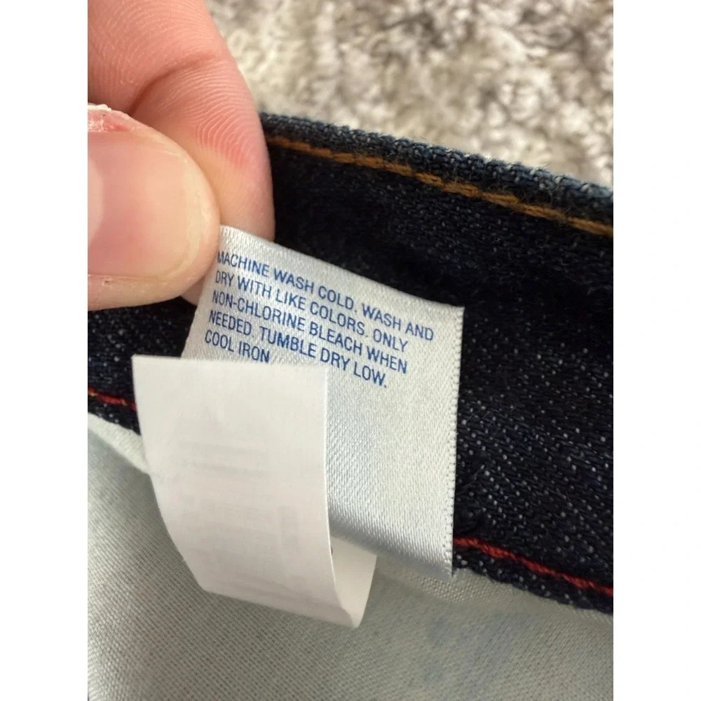 NEW Old Navy Size 36W 30L Straight Leg Denim Jean Pants Casual Button Zip NWT